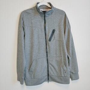 Spyder Active Men's ProWeb Gray Outdoors Skiing Winter Jacket Full Zip Sz M